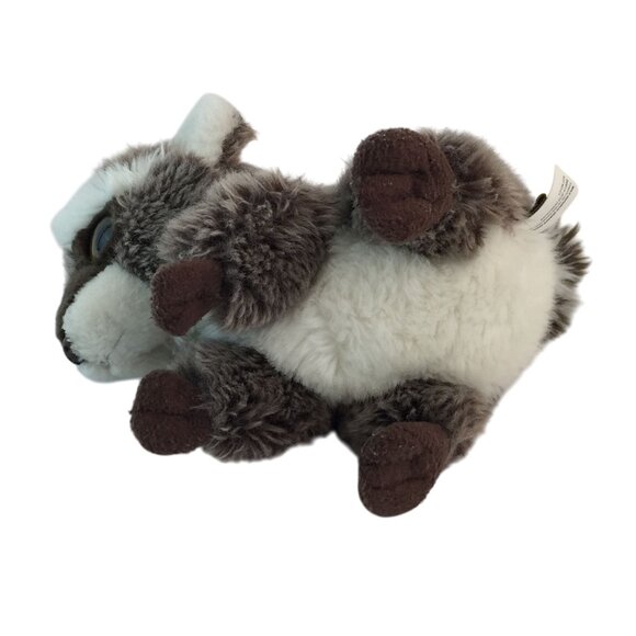 Wild Republic Raccoon Plush 7" Brown Stuffed Animal Toy - Picture 5 of 8